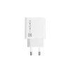 Cargador rápido de red NATEC RIBERA 12V 20W USB-C PD 3.0 + USB-A Samsung AFC blanco