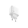 Cargador rápido de red NATEC RIBERA 12V 20W USB-C PD 3.0 + USB-A Samsung AFC blanco