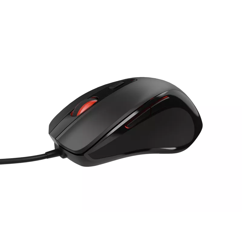 Ratón óptico con cable NATEC NMY-2047 USB Type-A, 4000 DPI, 6 botones, diestro, retroiluminación