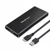 Carcasa para SSD M.2 SATA QOLTEC 51854 USB 3.0 sin herramientas