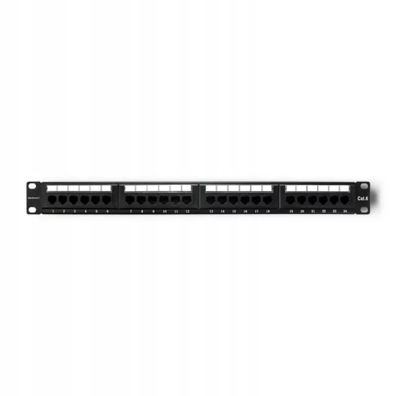 Patch panel RACK 24 puertos, Cat.6 UTP