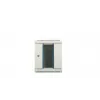 Armario de pared Extralink caja rack 6U 10 pulgadas gris cerradura con llave gestión de cables