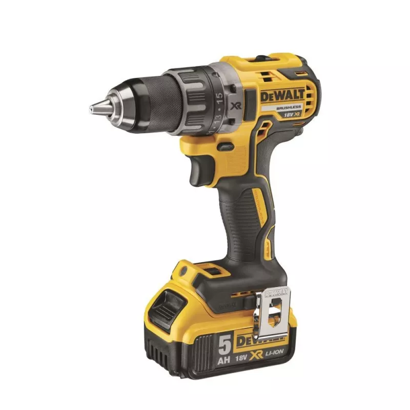 Taladro atornillador de apriete rápido DeWALT XR 18V batería Li-Ion, enchufe europeo