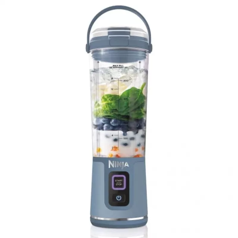Batidora deportiva Ninja BC151EUBK — recipiente de 0,53 L, 14,4 W, batería, Ice-Crush, negro