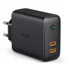 Cargador AUKEY PA-D2 para dispositivos móviles 36W negro uso en interiores