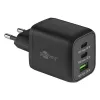 Goobay 64753 Cargador para dispositivos móviles Auriculares - Smartphone - Tablet Negro AC Carga rápida Interior (64753)