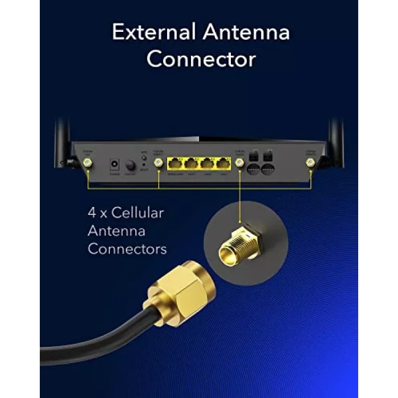 Cudy Nuevo router WiFi 4G LTE Cat 6, chipset Qualcomm, router módem LTE, router celular 4G Dual SIM, WiFi de doble banda AC1200, 4 puertos Gigabit, OpenVPN, W