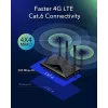 Cudy Nuevo router WiFi 4G LTE Cat 6, chipset Qualcomm, router módem LTE, router celular 4G Dual SIM, WiFi de doble banda AC1200, 4 puertos Gigabit, OpenVPN, W