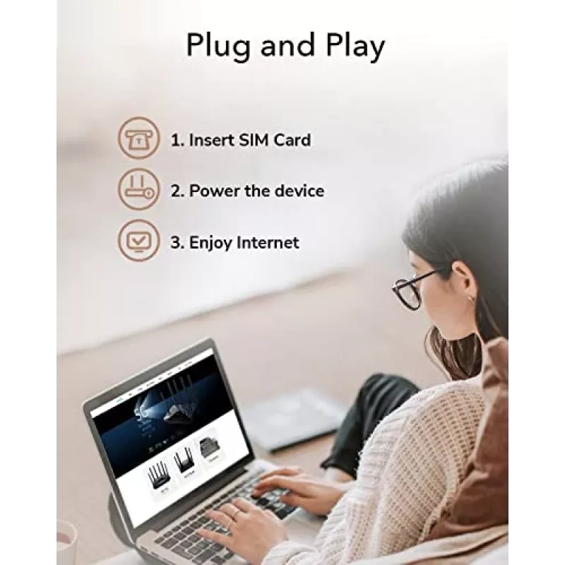 Cudy Nuevo router WiFi 4G LTE Cat 6, chipset Qualcomm, router módem LTE, router celular 4G Dual SIM, WiFi de doble banda AC1200, 4 puertos Gigabit, OpenVPN, W
