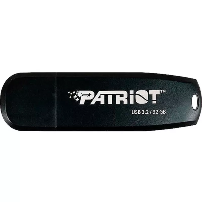 Memoria USB PATRIOT 32 GB USB Type-A 3.2 Gen 1 negra, 80 MB/s, llavero