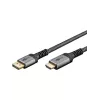 Goobay 65270 Adaptador de cable de vídeo 3 m DisplayPort HDMI Gris (65270)