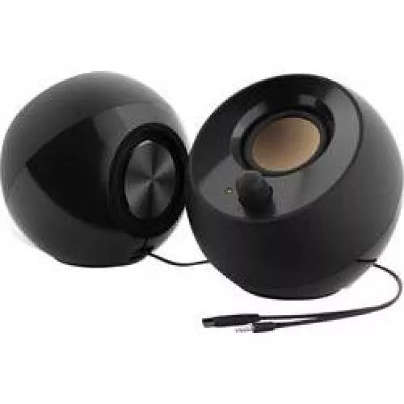 Altavoces estéreo de escritorio Creative Pebble 2.0, negro
