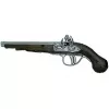 Pistola pirata de metal de juguete Pulio modelo 15541/0 con diseño realista