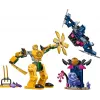 LEGO NINJAGO Mech de combate de Arin, figura de acción, juguete ninja para niños y niñas a partir de 4 años, set Dragons Rising con minifigura de Arin y mini-Kata