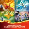 LEGO NINJAGO Mech de combate de Arin, figura de acción, juguete ninja para niños y niñas a partir de 4 años, set Dragons Rising con minifigura de Arin y mini-Kata