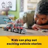 LEGO Creator 3-in-1 31146 Camión de plataforma con helicóptero