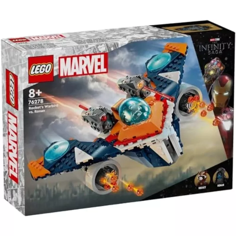 Juguete de construcción LEGO Marvel Super Heroes Nave espacial Rocket 76278 – Set Rocket y Ronan