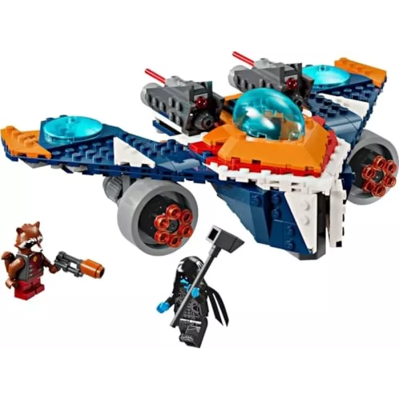 Juguete de construcción LEGO Marvel Super Heroes Nave espacial Rocket 76278 – Set Rocket y Ronan