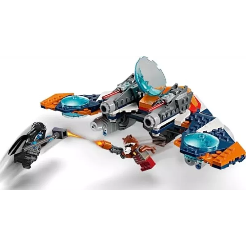 Juguete de construcción LEGO Marvel Super Heroes Nave espacial Rocket 76278 – Set Rocket y Ronan