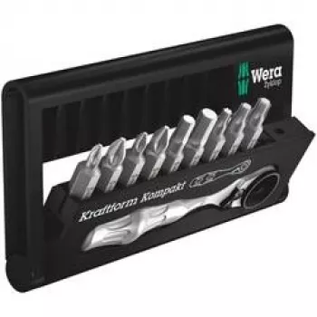 Wera Bit-Check 10 Zyklop Mini BiTorsion 1 set 10 piezas 7.6 X 2.5 X 12.7 cm