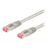 Latiguillo Goobay Wentronic CAT 6, S/FTP (PiMF), Gris, 10 m - LSZH libre de halógenos, cobre (50891)