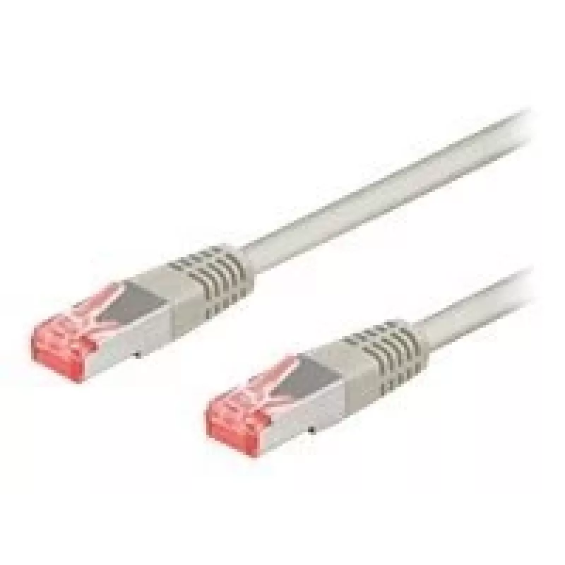 Latiguillo Goobay Wentronic CAT 6, S/FTP (PiMF), Gris, 10 m - LSZH libre de halógenos, cobre (50891)