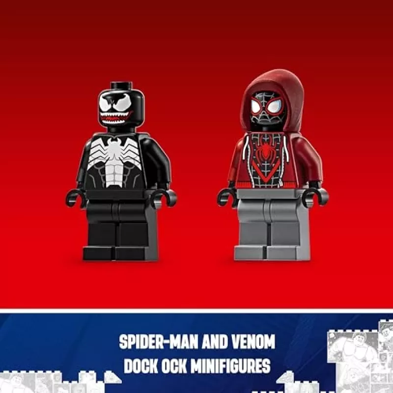 LEGO 76276 Marvel Armadura mech de Venom vs. Miles Morales