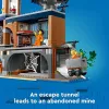 LEGO City Set de construcción Comisaría de policía Isla Prisión 60419 — 980 piezas, 7 minifiguras, 370×400×160 mm