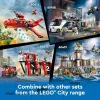 LEGO City Set de construcción Comisaría de policía Isla Prisión 60419 — 980 piezas, 7 minifiguras, 370×400×160 mm