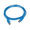 Gembird - Cable USB - USB Type-A (M) a USB Type-B (M) - USB 3.0 - 1,8 m - Moldeado - Azul