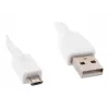 Gembird Cablexpert – cable USB – Micro-USB Type-B (M) a USB (M) – 1 m – moldeado – blanco (CCP-MUSB2-AMBM-W-1M)