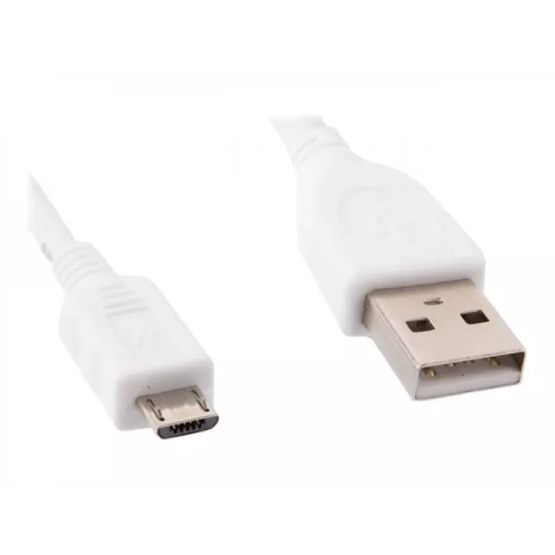 Gembird Cablexpert – cable USB – Micro-USB Type-B (M) a USB (M) – 1 m – moldeado – blanco (CCP-MUSB2-AMBM-W-1M)