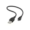 Gembird cable USB 2.0 A a Mini-USB conector macho 0,3 m gris