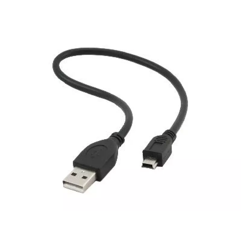 Gembird cable USB 2.0 A a Mini-USB conector macho 0,3 m gris