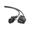 Gembird PC-186 cable de alimentación Negro 1,8 m CEE7/4 conector hembra C14