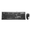 A4Tech KM-72620D - Conjunto de teclado y ratón - USB - US - negro