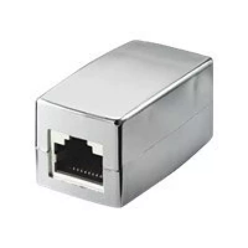 Conector/hembra RJ45 Goobay Wentronic CAT 5e – para redes de hasta 100 MHz, apantallado (15027)