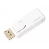 Adaptador de cambio de género LogiLink CV0100 DisplayPort a HDMI blanco