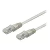 Wentronic Goobay Cable de parcheo CAT 6, U/UTP, gris, 3 m - mezcla de cobre CCA (68409)