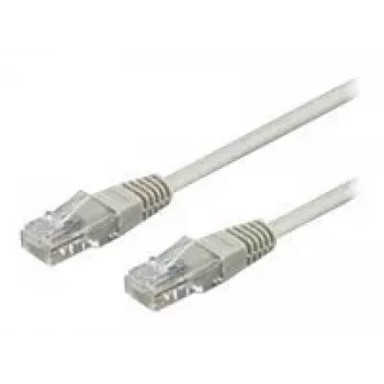 Wentronic Goobay Cable de parcheo CAT 6, U/UTP, gris, 3 m - mezcla de cobre CCA (68409)