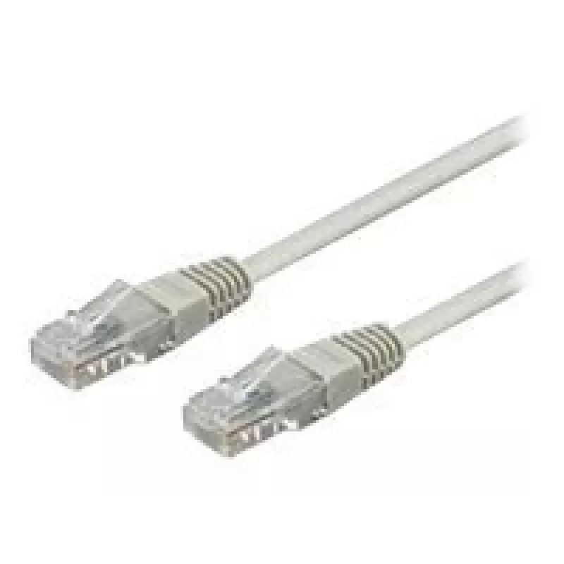 Wentronic Goobay Cable de parcheo CAT 6, U/UTP, gris, 3 m - mezcla de cobre CCA (68409)