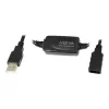 Cable USB LogiLink UA0143 USB 2.0 conector macho USB-A a conector hembra 10,00 m negro