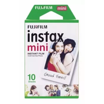Película instantánea Instax Mini con borde blanco, pack de 10, compatible con todas las cámaras e impresoras Instax Mini, Mini 10 fotos con borde blanco