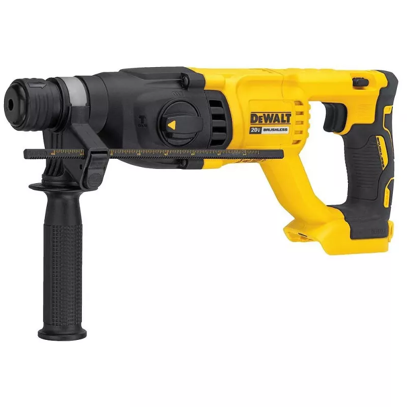 Martillo perforador DeWalt DCH133N-XJ, 18V inalámbrico, batería 5 Ah, SDS‑Plus, 2.6 J de impacto, broca para hormigón 26 mm