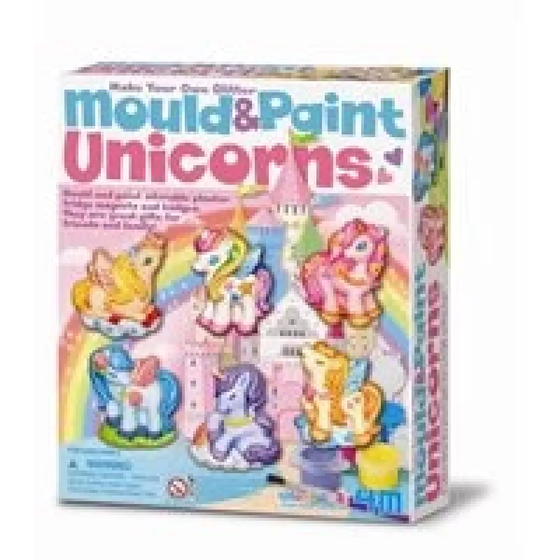 Set creativo de yeso - unicornios con purpurina