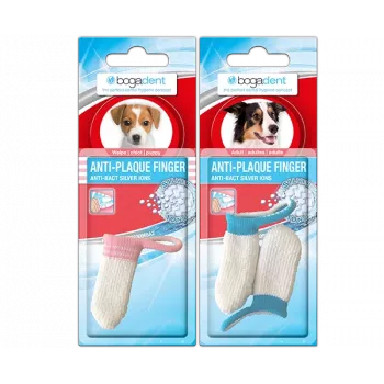 BOGAR Bogadent® Anti-Plaque-Finger – funda de dedo para eliminar la placa dental – 2 uds.
