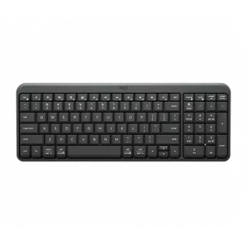 Teclado inalámbrico compacto Logitech K250 distribución US, receptor nano USB, teclas planas