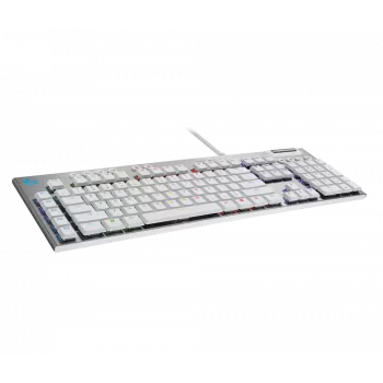 LOGITECH G815 LIGHTSPEED RGB Teclado mecánico gaming – GL Tactile - BLANCO - PAN - USB - NORDIC-613 - TACTILE SWITCH