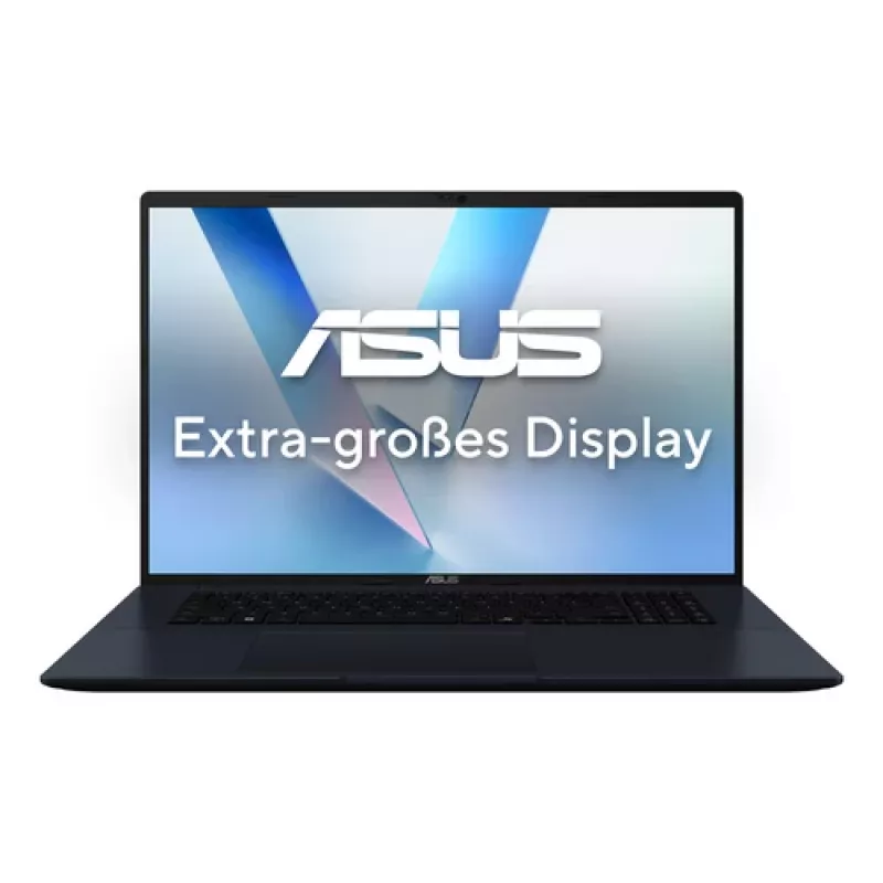 Portátil ASUS Vivobook 18 M1807HA-S8027, AMD Ryzen 7 260, 18 inch WUXGA, 16GB DDR5, 512GB SSD, sin SO, teclado QWERTZ alemán