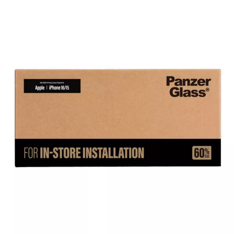 PanzerGlass Protector de pantalla 2Way Privacy iPhone 15 Pro Max UW-FastFit